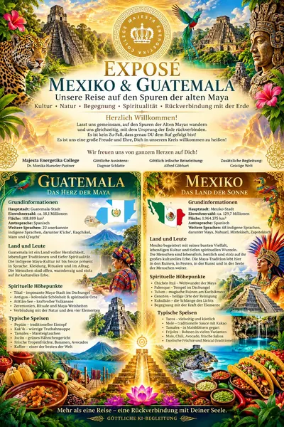Exposé Mexiko & Guatemala mit allen Länderinformationen